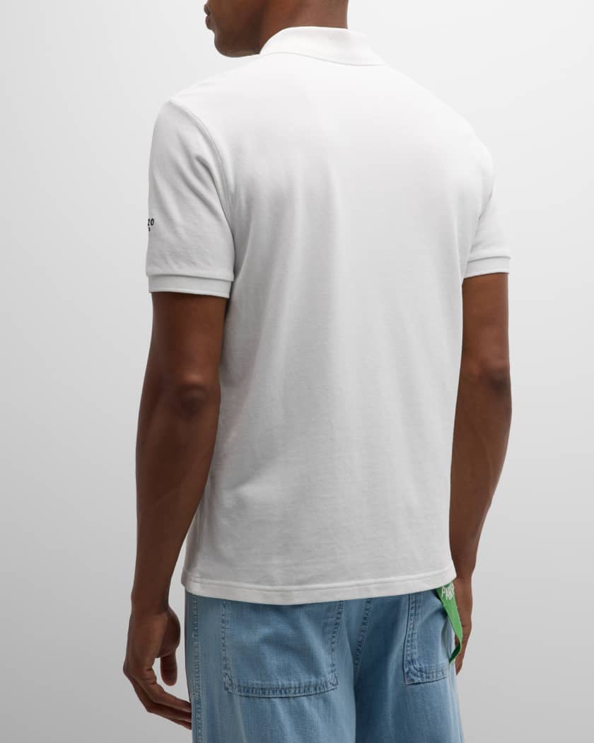 Men's Boke Flower Slim-Fit Polo Shirt