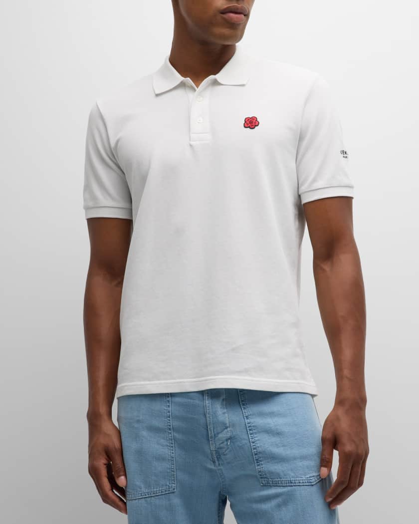 Men's Boke Flower Slim-Fit Polo Shirt