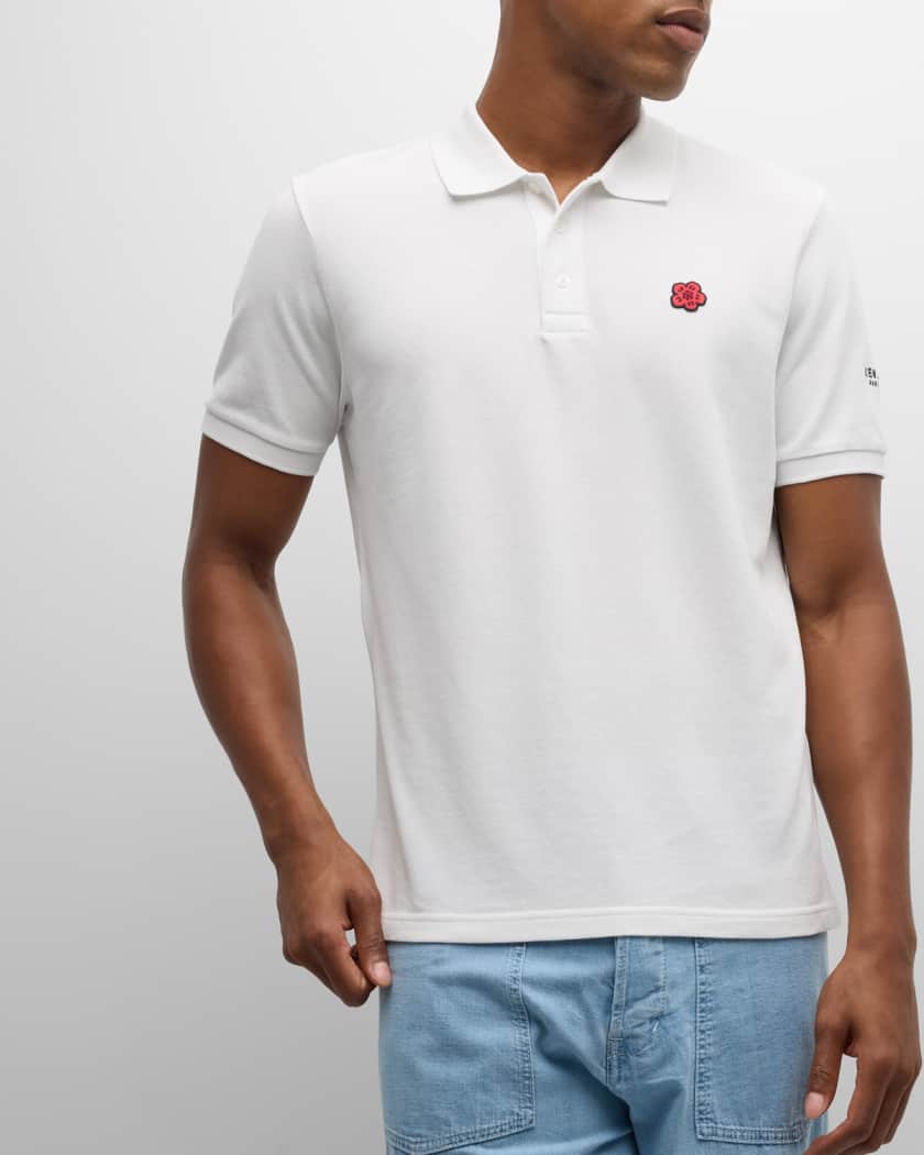Men's Boke Flower Slim-Fit Polo Shirt