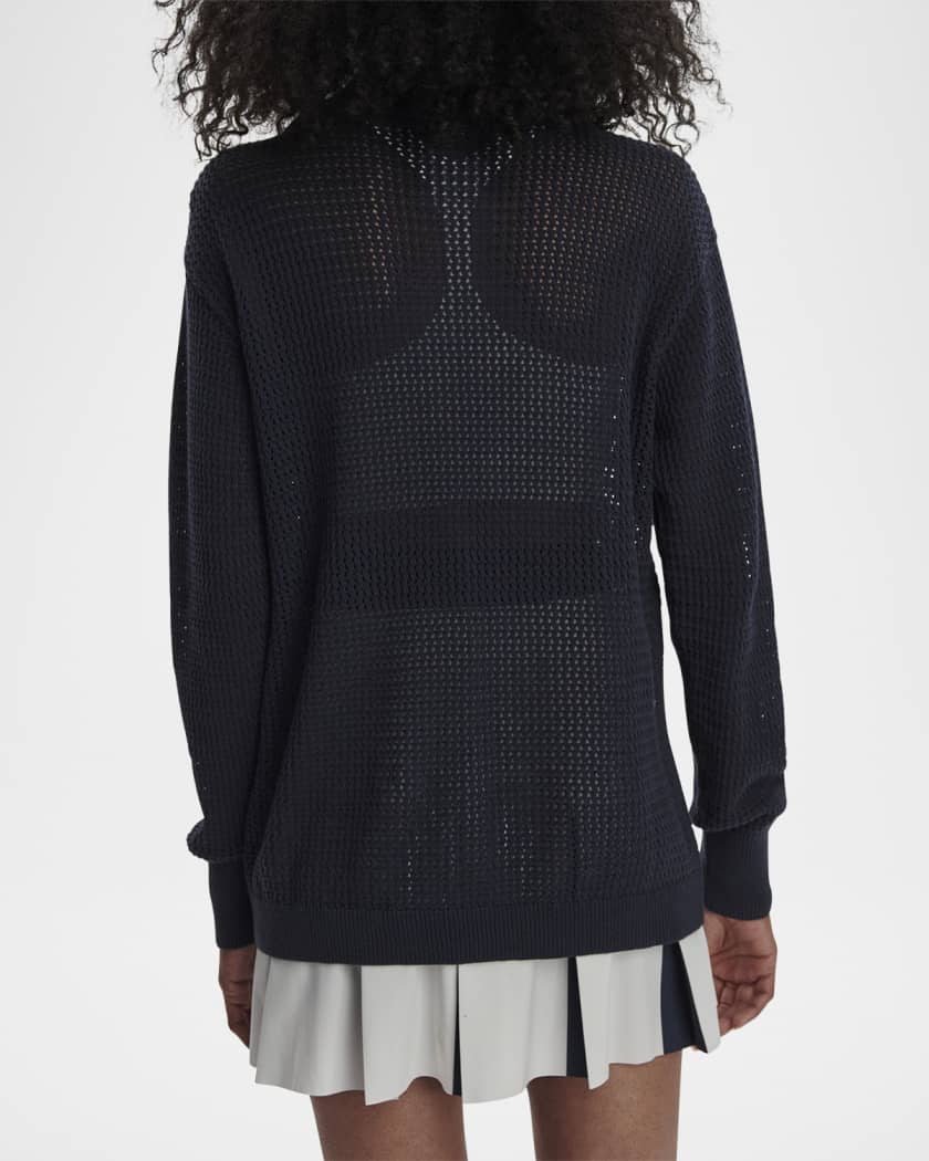Savannah Open-Knit Pullover 