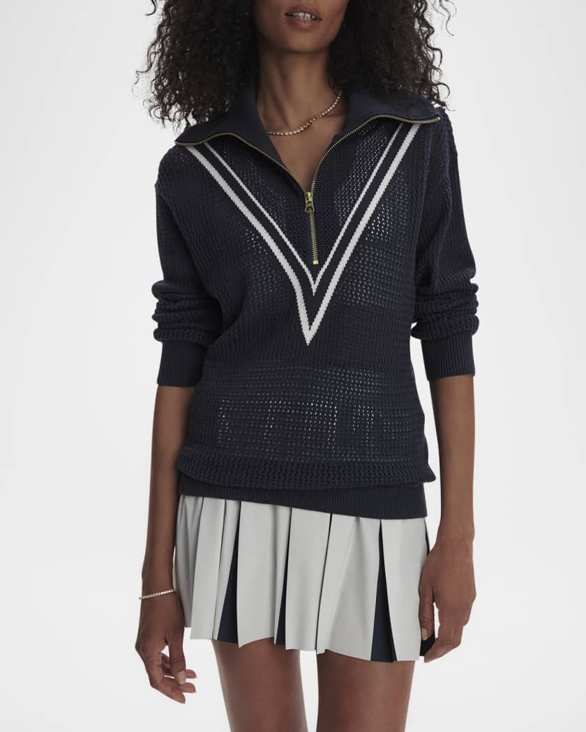Savannah Open-Knit Pullover 