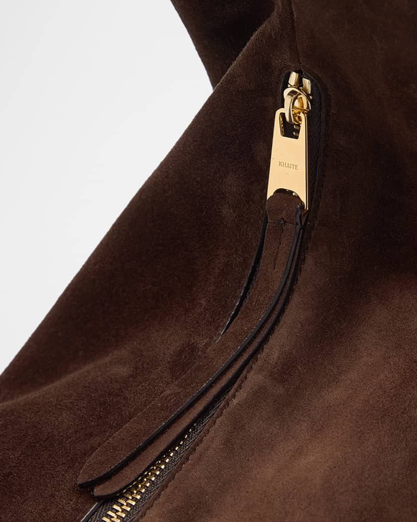 Olivia Medium Suede Hobo Bag