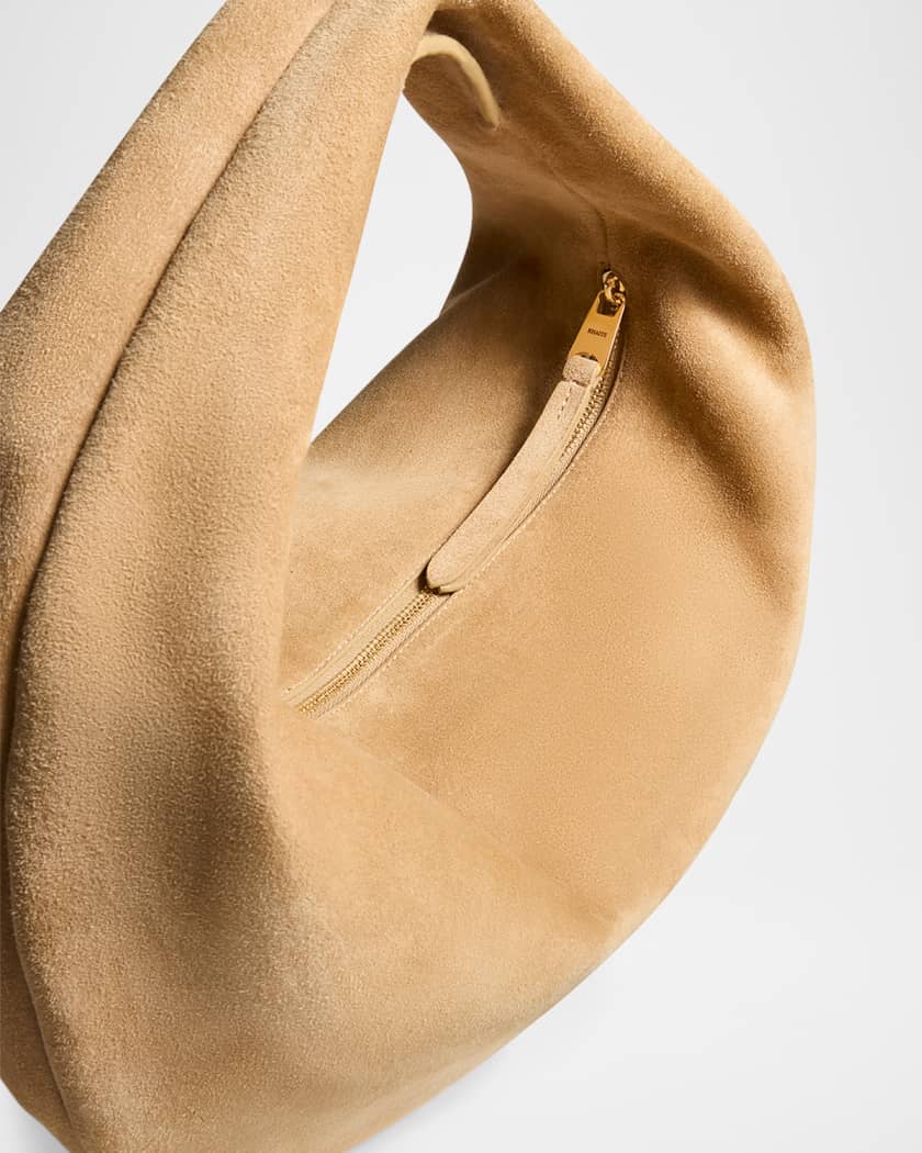 Olivia Medium Suede Hobo Bag