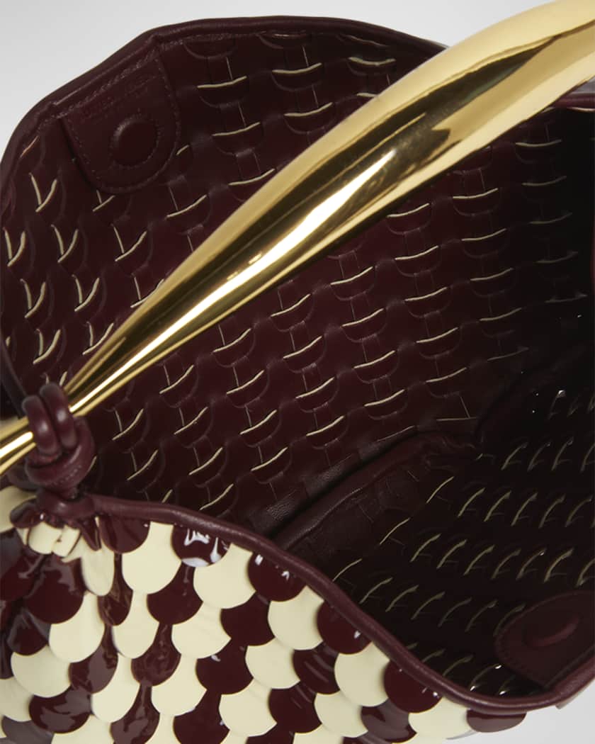 Small Sardine Patent Leather Shoulder Bag