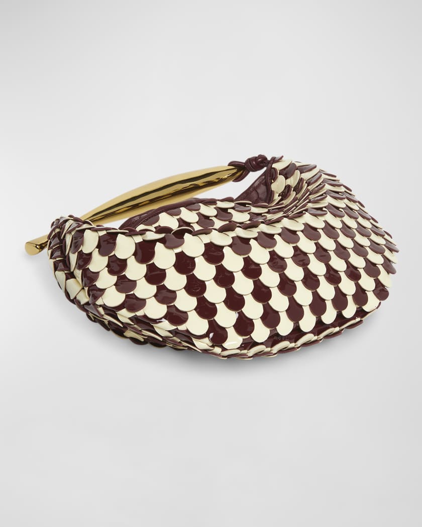 Small Sardine Patent Leather Shoulder Bag