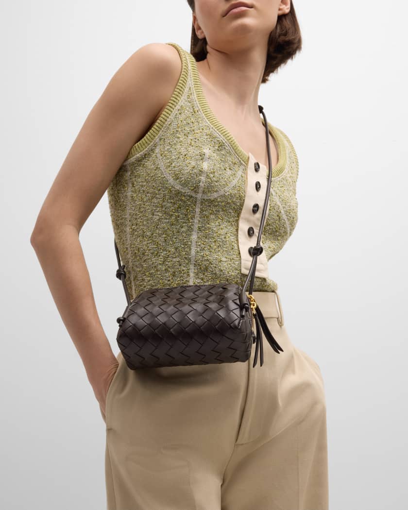 Zip Leather Pouch Shoulder Bag