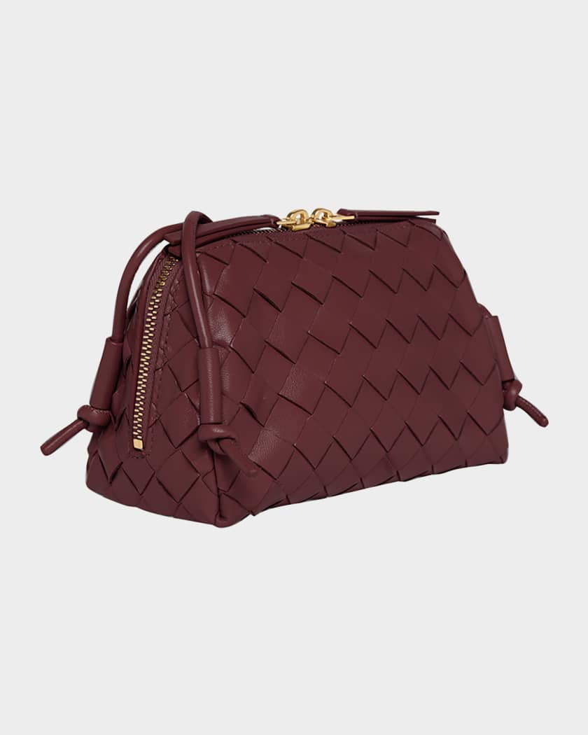 Zip Leather Pouch Shoulder Bag