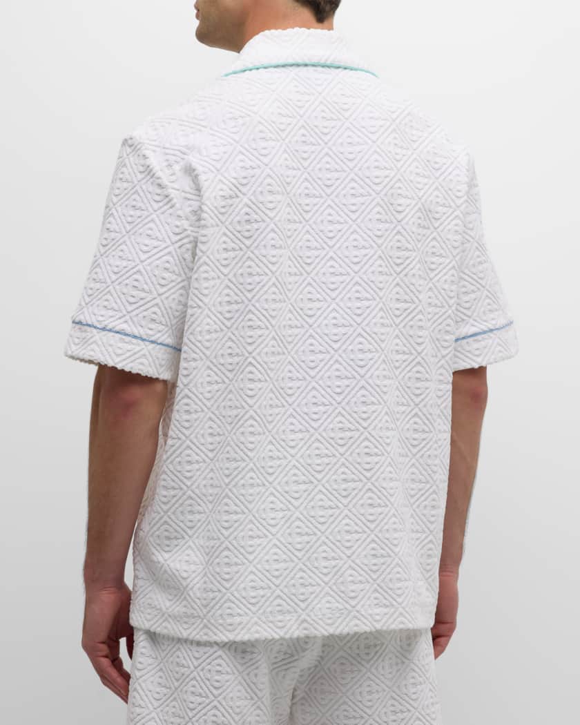 Men's Monogram Toweling Camp Shirt