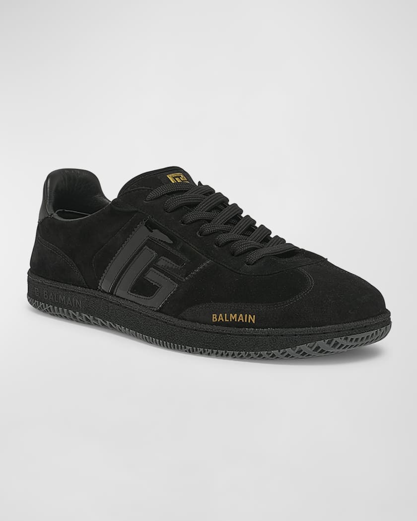 Men's Swan Mixed Leather Sneakers