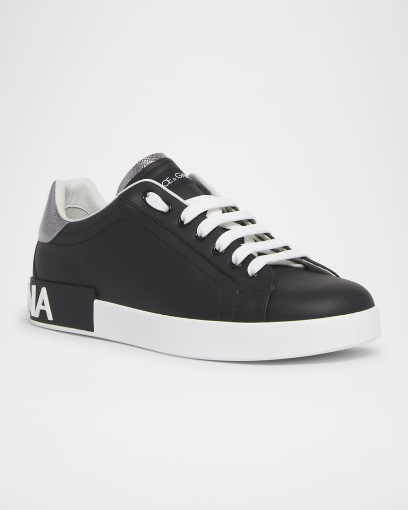 Men's Calfskin Portofino Low-Top Sneakers