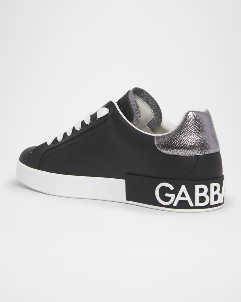 Men's Calfskin Portofino Low-Top Sneakers