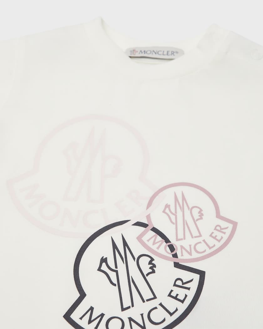 Girl's Tricolor Bell Logo-Print T-Shirt, Size 6M-3