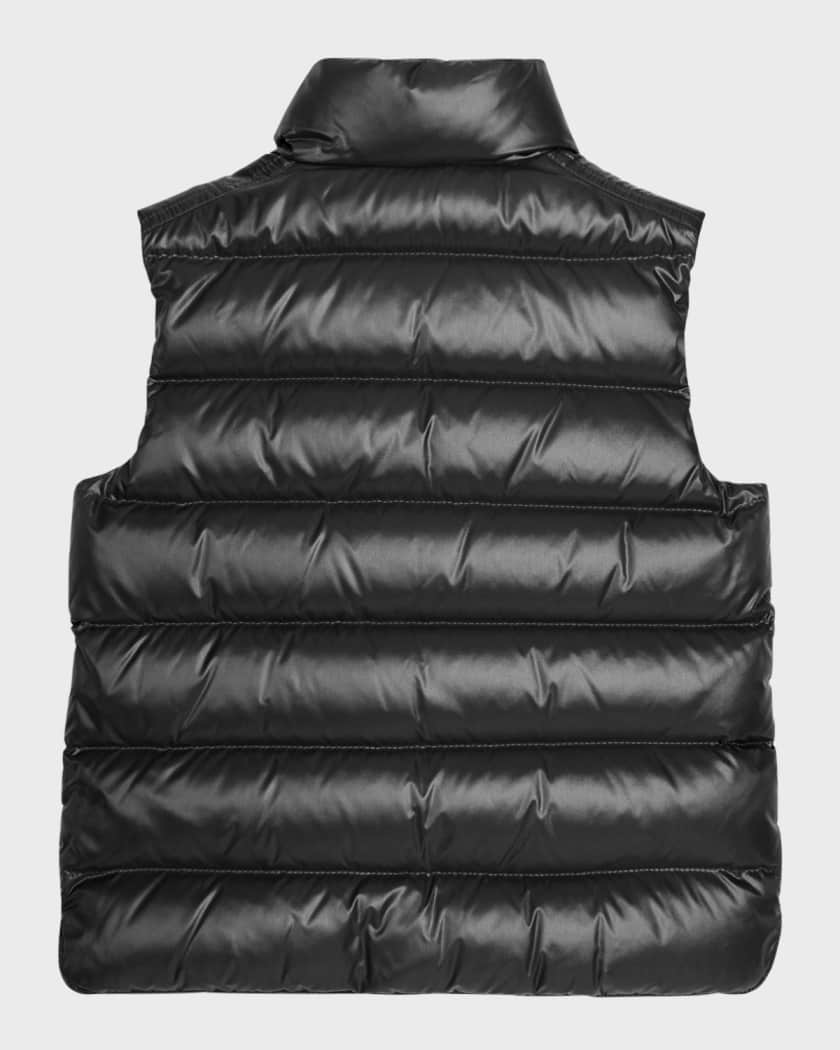 Boy's Tib Logo Quilted Vest, Size 8-14