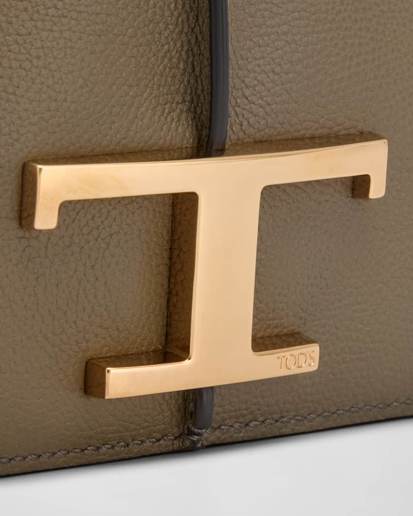 Tod's Mini Leather T Timeless Camera Bag | Neiman Marcus