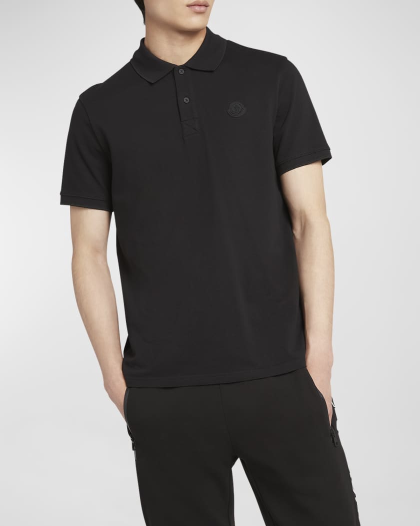 Men's Logo Cotton Pique Polo