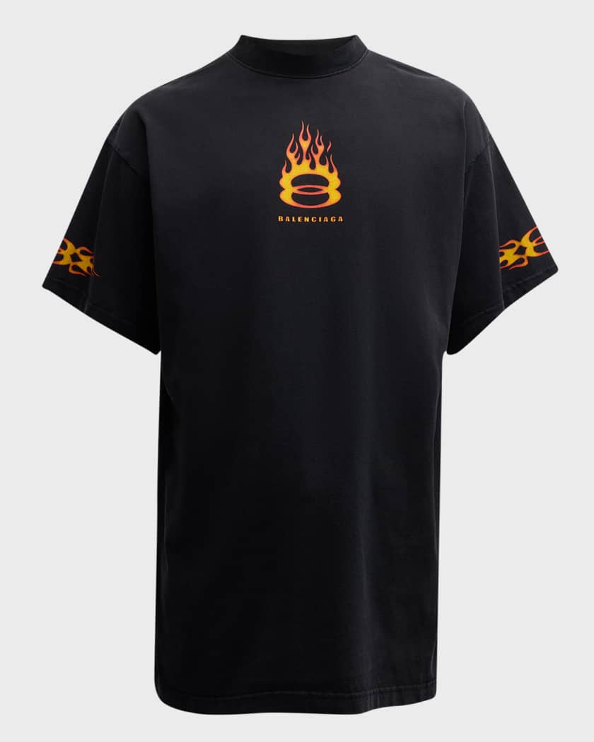 Men's Burning Unity Oversized T-Shirt
