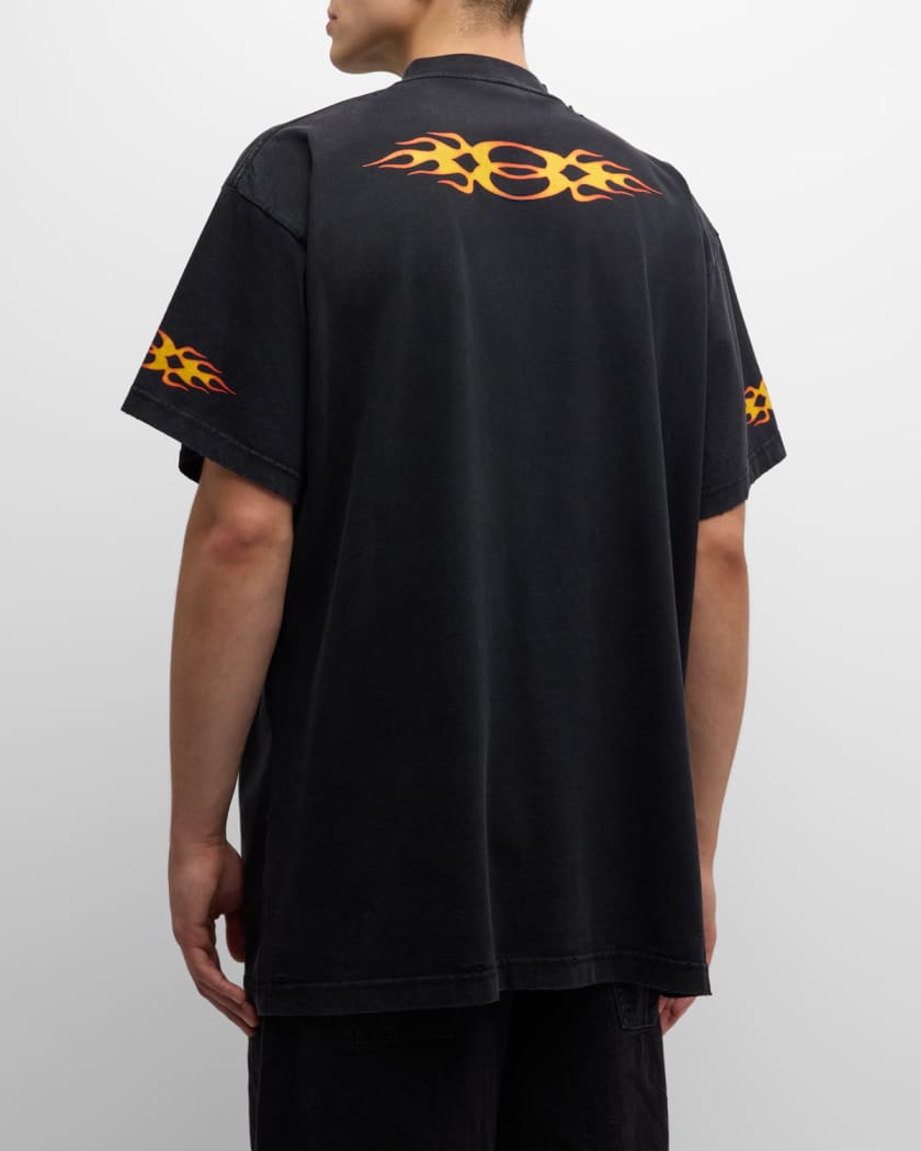 Men's Burning Unity Oversized T-Shirt