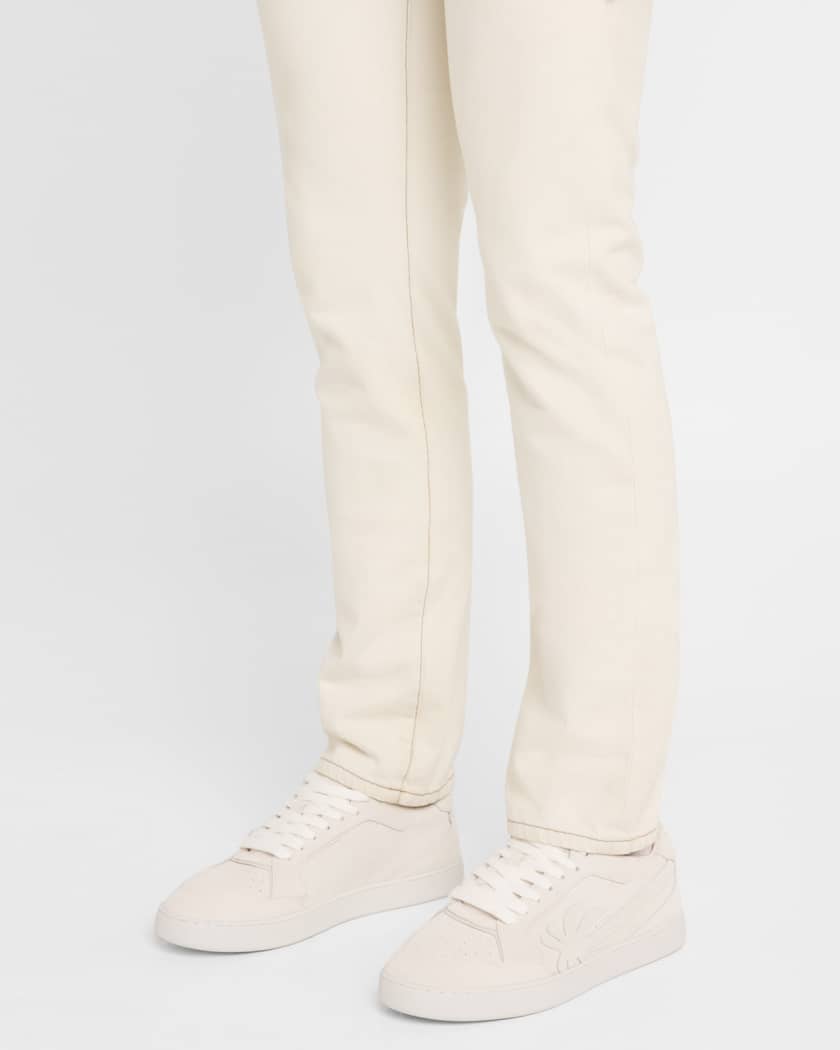 Men's New Palm 1 Tonal Leather Low-Top Sneakers
