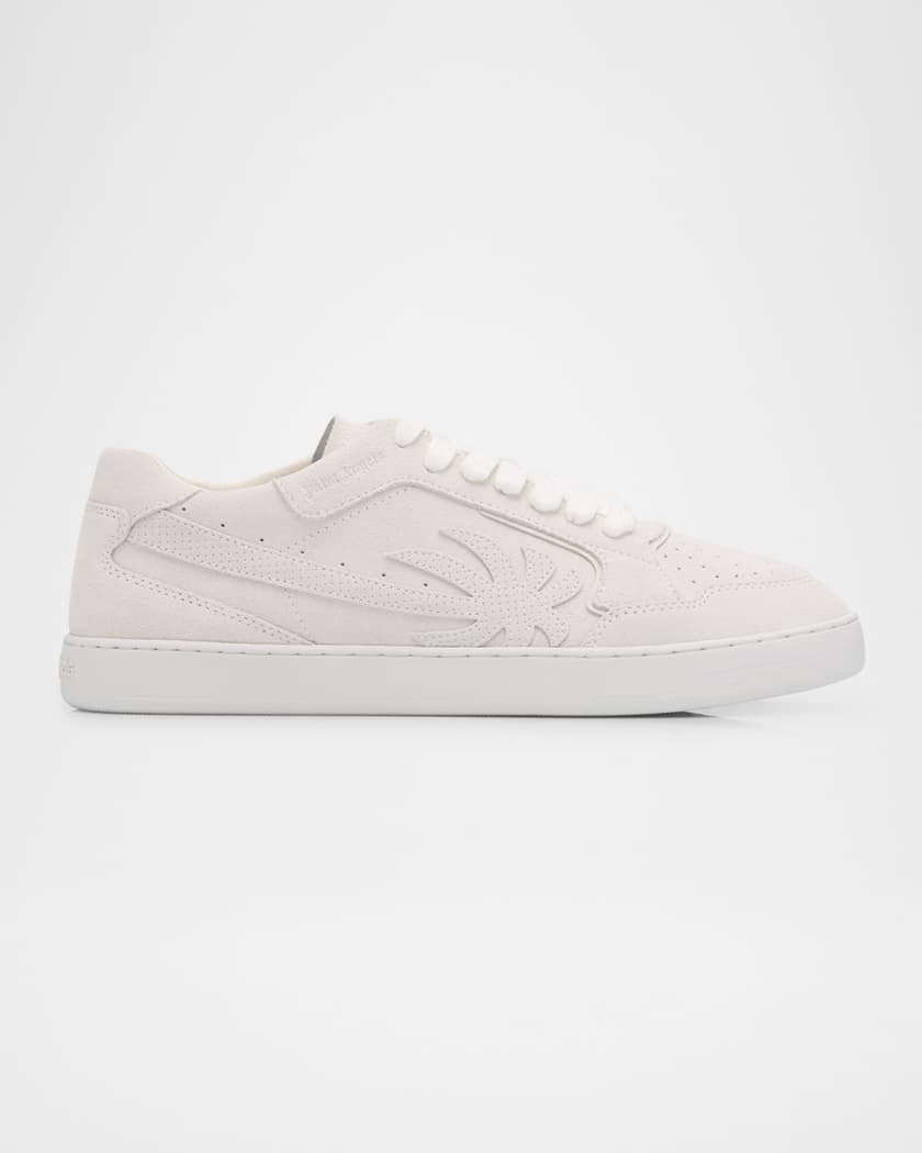 Men's New Palm 1 Tonal Leather Low-Top Sneakers