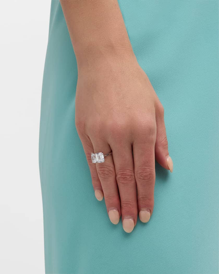 Two Stone Cubic Zirconia Ring