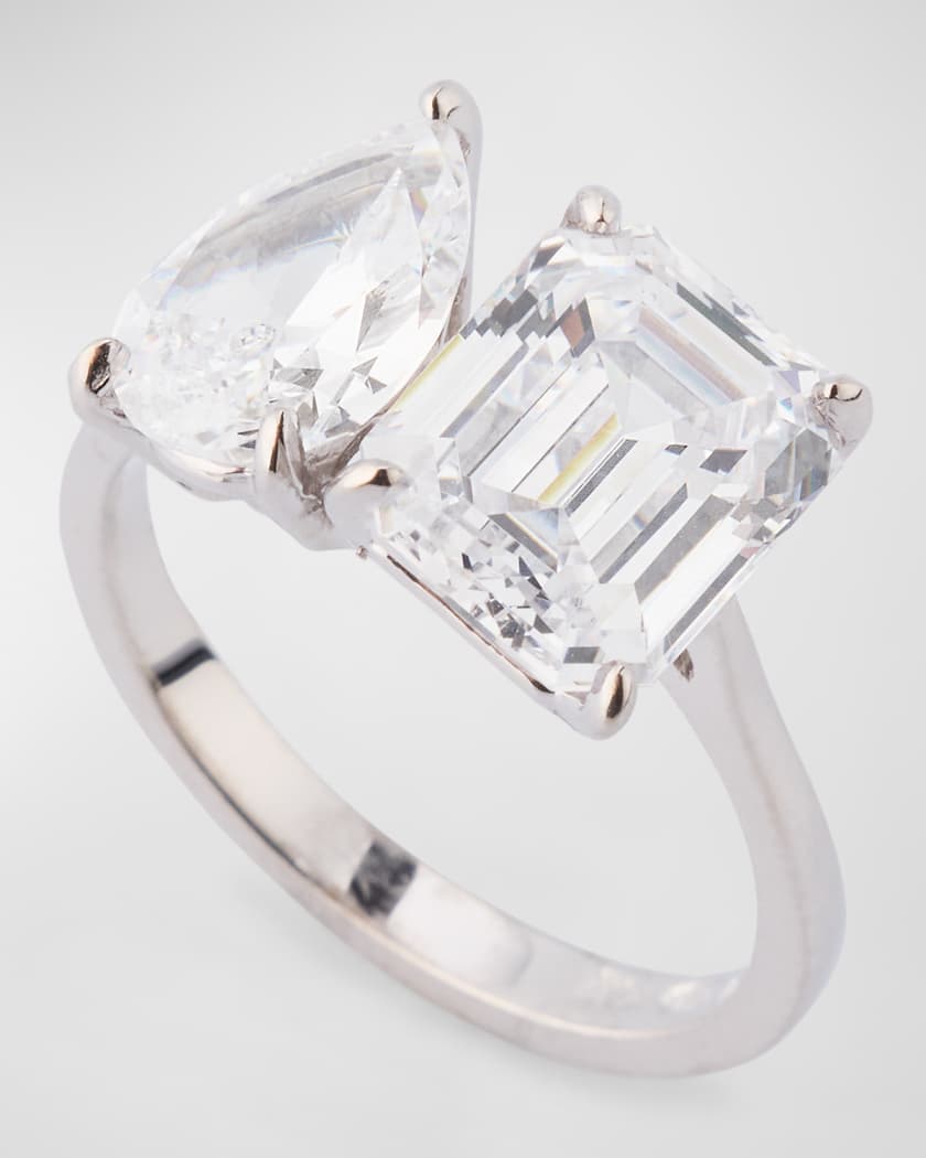 Two Stone Cubic Zirconia Ring
