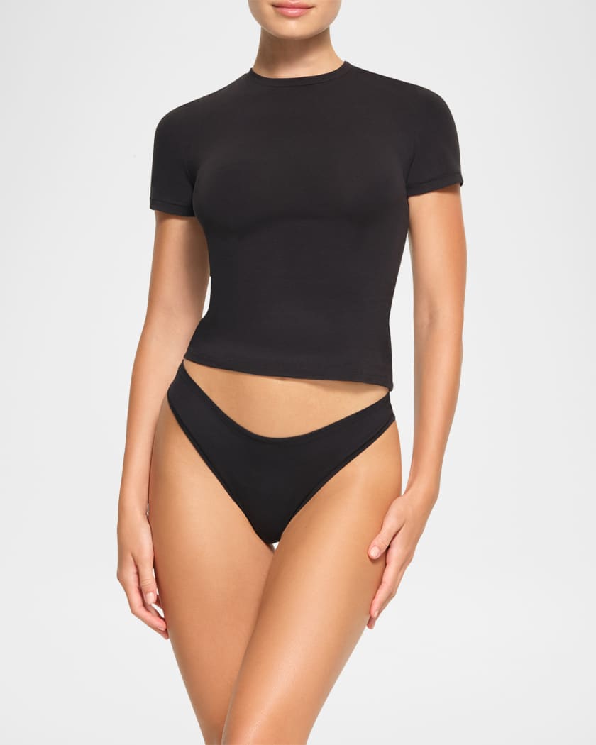 Cotton Jersey Crewneck T-Shirt