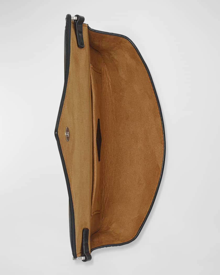 Visetos Monogram Flat Pouch Shoulder Bag