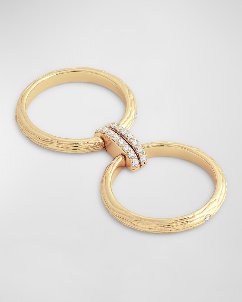 Enchanted Forest Chain Double Ring