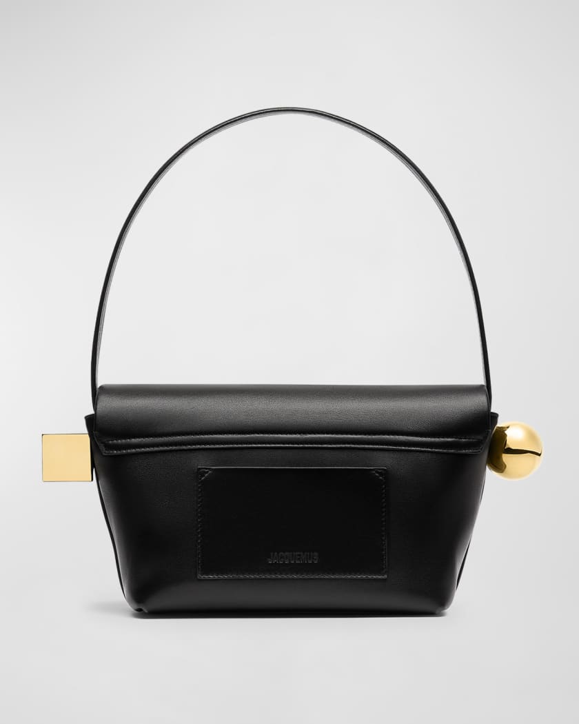 Le Rond Carre Leather Shoulder Bag