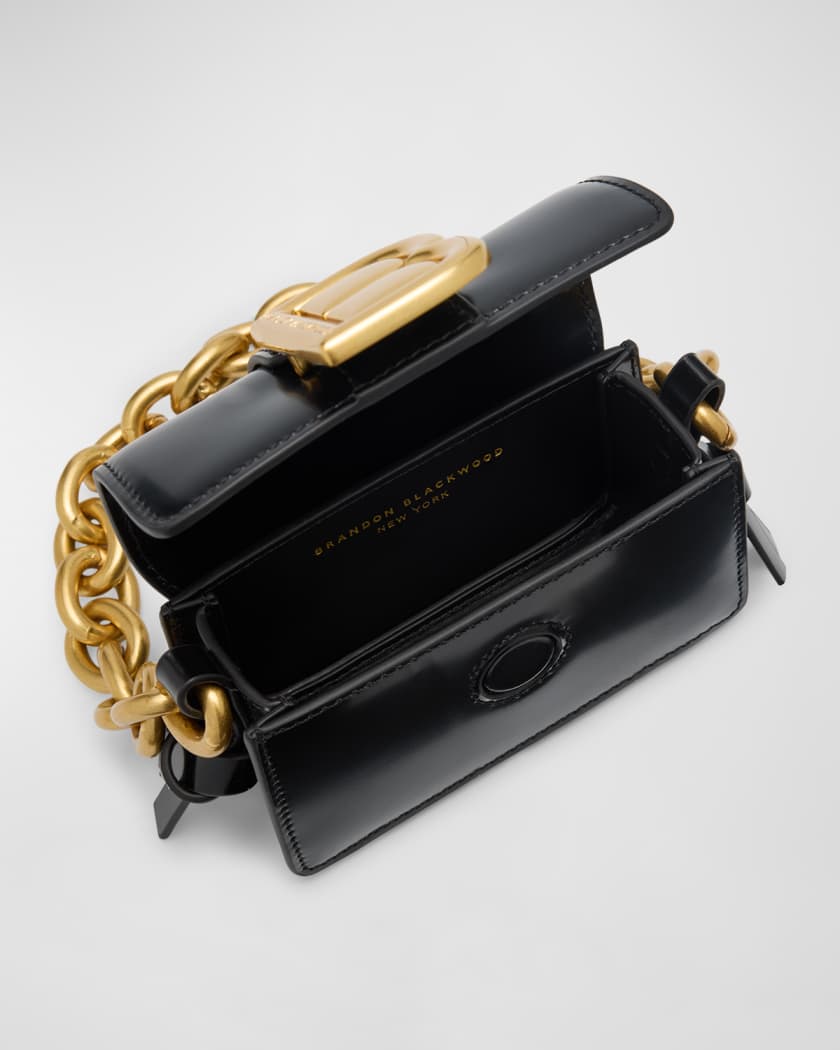 Nia Micro Flap Leather Shoulder Bag