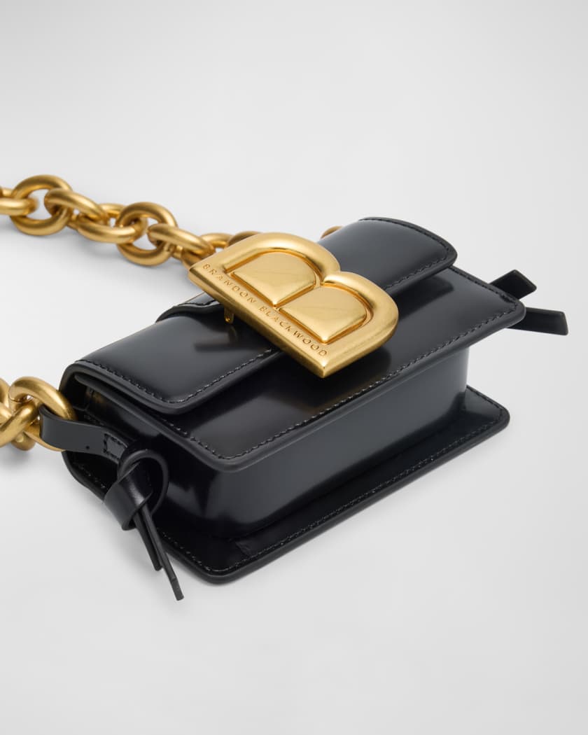 Nia Micro Flap Leather Shoulder Bag