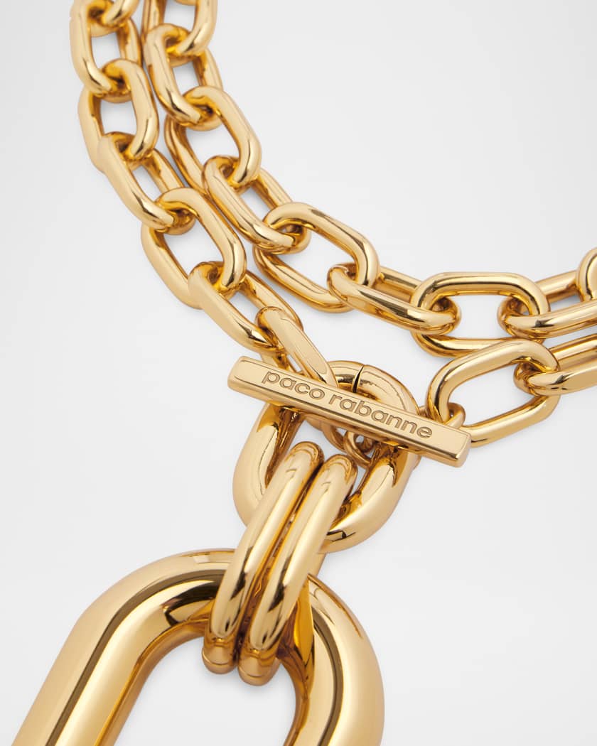 XL Chain-Link Pendant Necklace