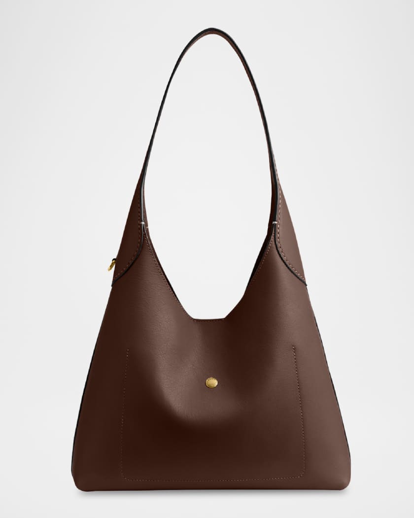 Courage 28 Grain Leather Shoulder Bag
