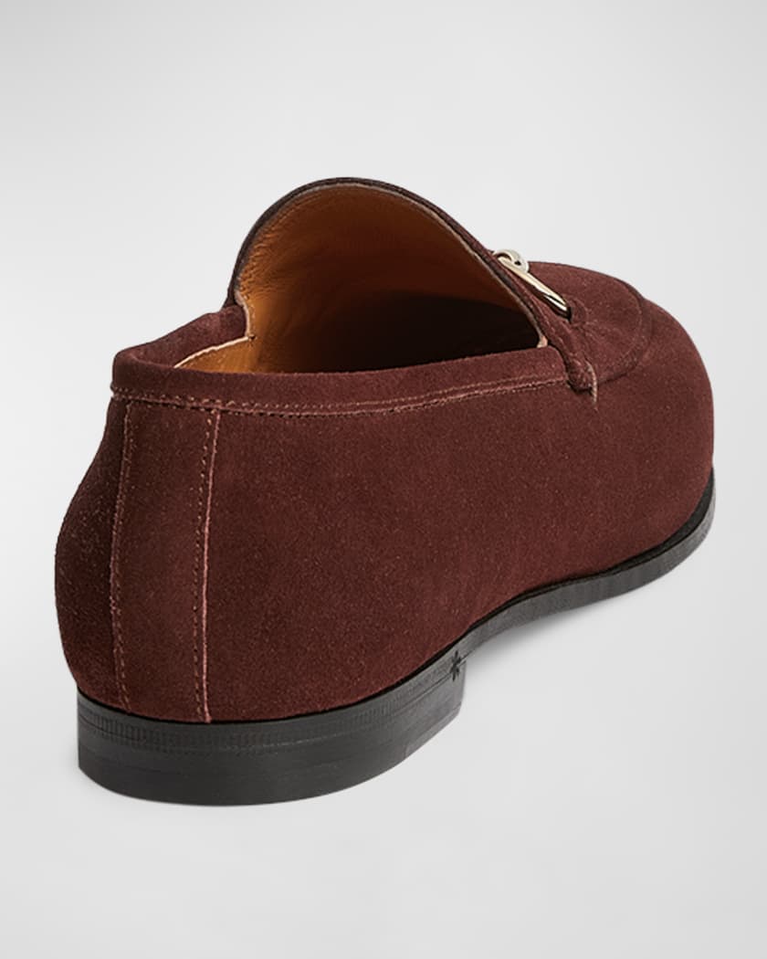 Jordaan Suede Horsebit Loafers