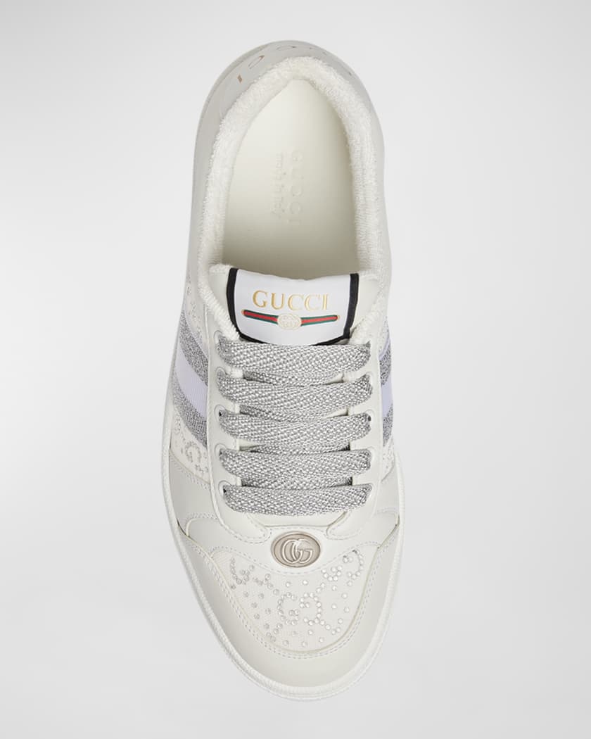 Crystal GG Web Low-Top Sneakers