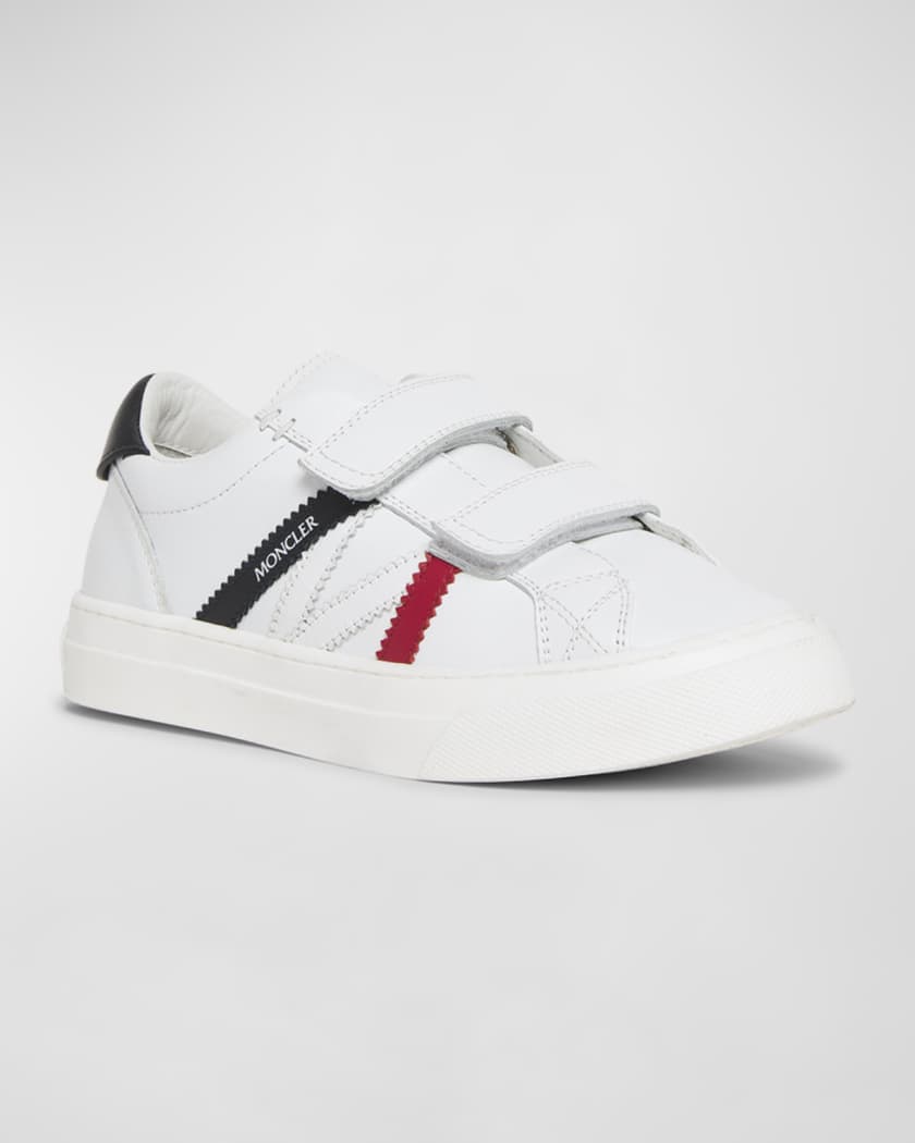 Kid's Monaco Low Top Leather Sneakers, Size Toddlers/Kids