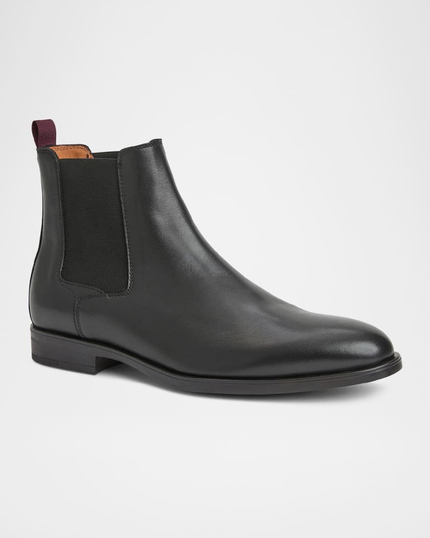 Bruno magli leather chelsea boots discount