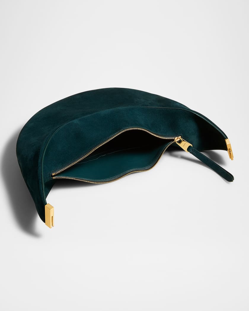 Olivia Small Suede Shoulder Bag