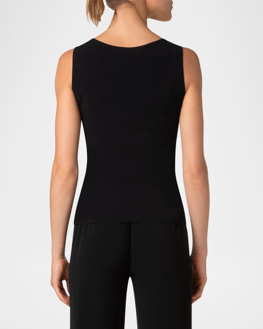 Akris punto Knit Viscose Blend Top Neiman Marcus
