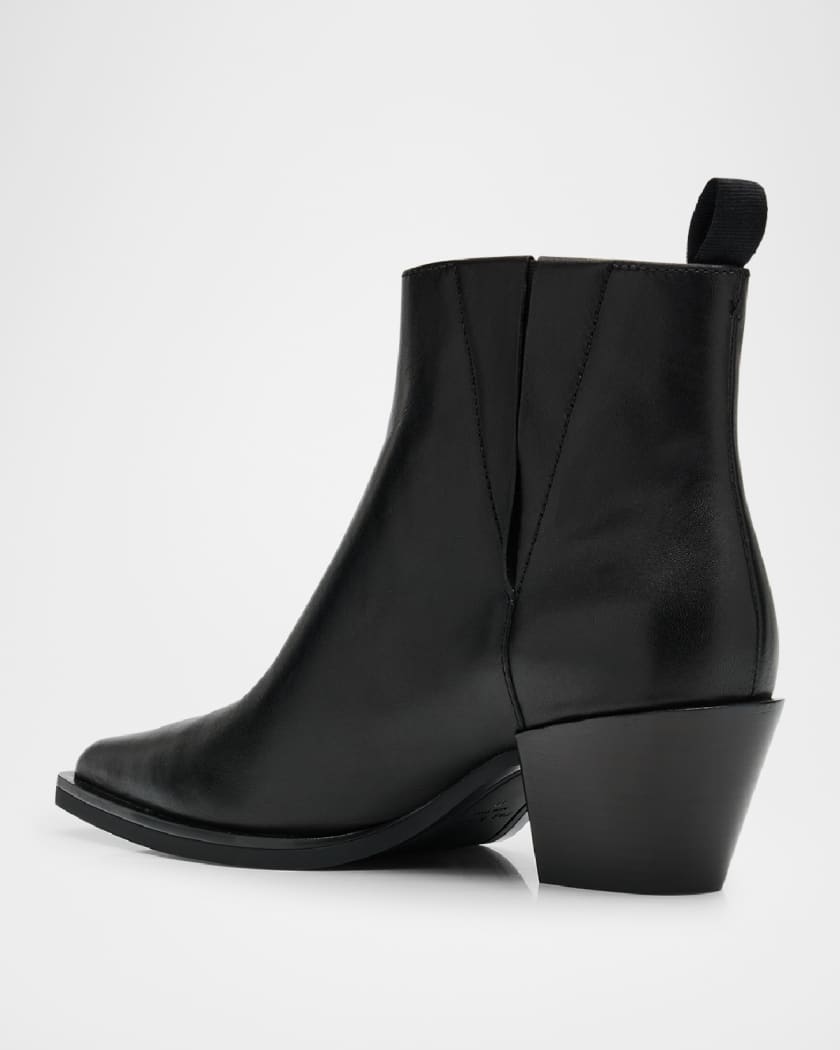 Dart Leather Chelsea Ankle Booties
