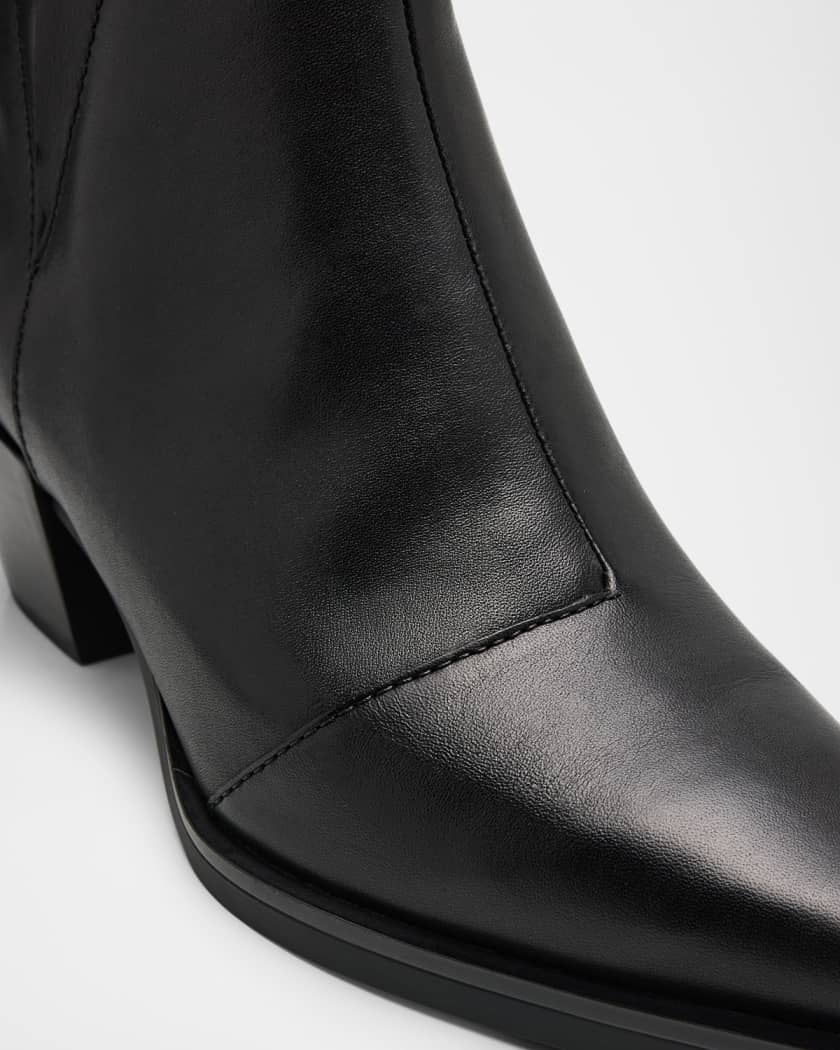 Dart Leather Chelsea Ankle Booties