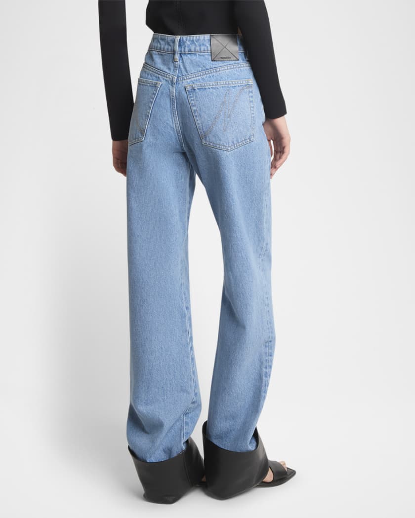 Raynee Jeans with Alt-Leather Cuffs