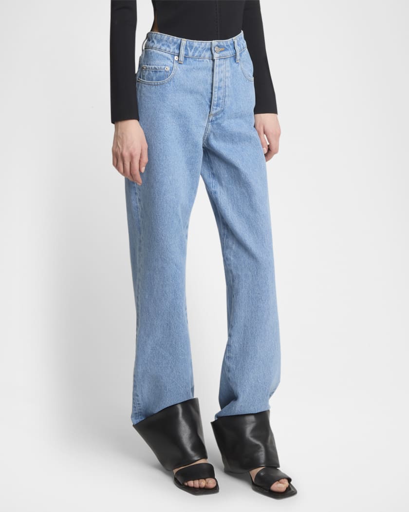 Raynee Jeans with Alt-Leather Cuffs