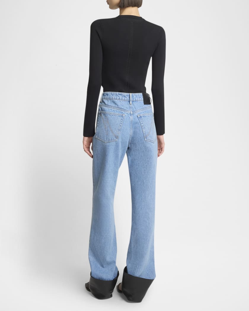 Raynee Jeans with Alt-Leather Cuffs
