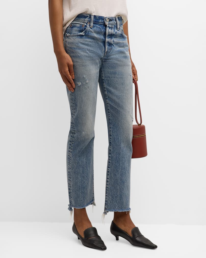 Nokomis Straight Distressed Jeans