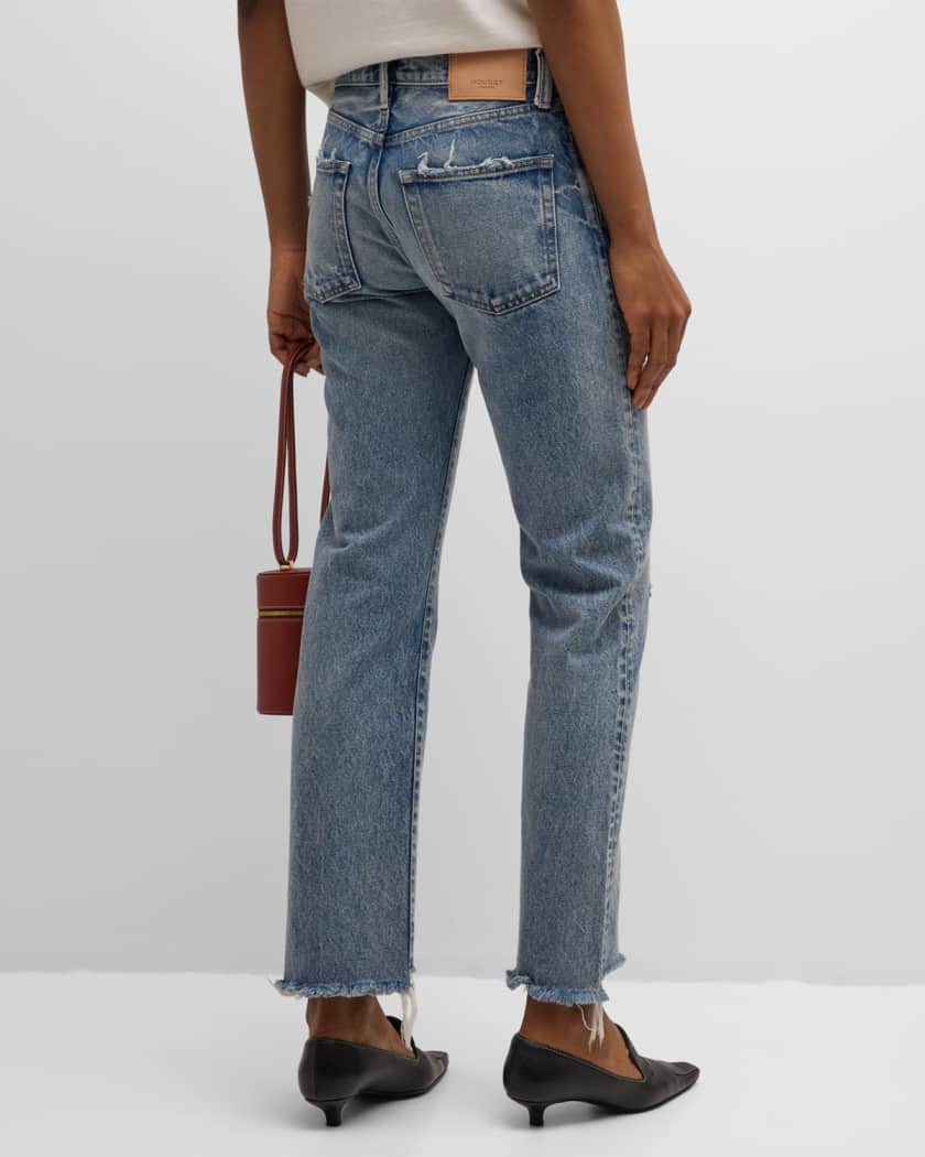 Nokomis Straight Distressed Jeans