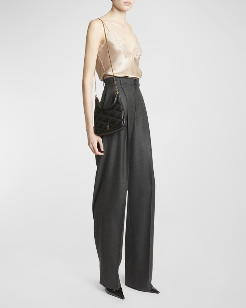 Sade Mini YSL Hobo Bag in Quilted Lambskin 
