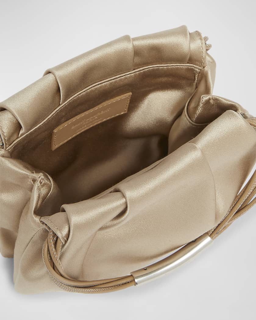 Mini Pochon Satin Top-Handle Bag