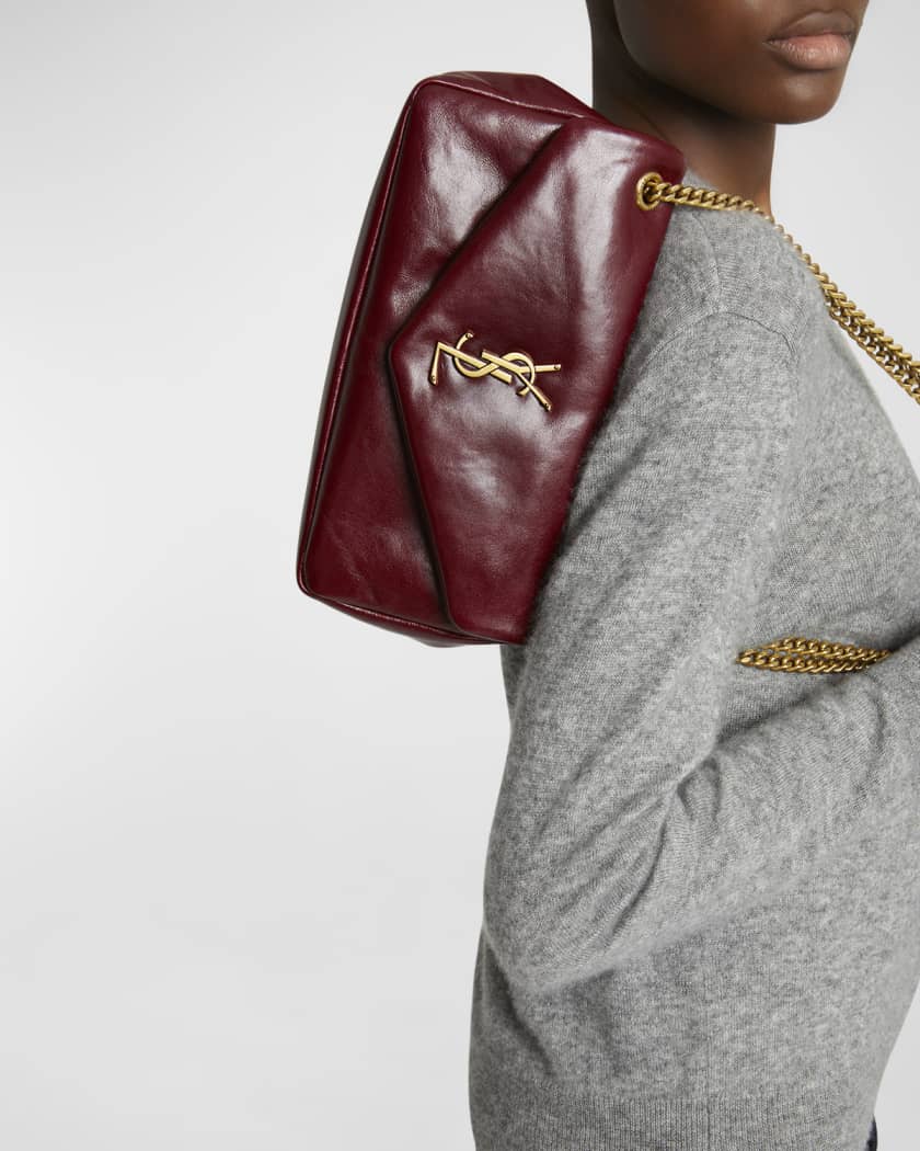 Calypso Small YSL Shoulder Bag in Smooth Padded Leather