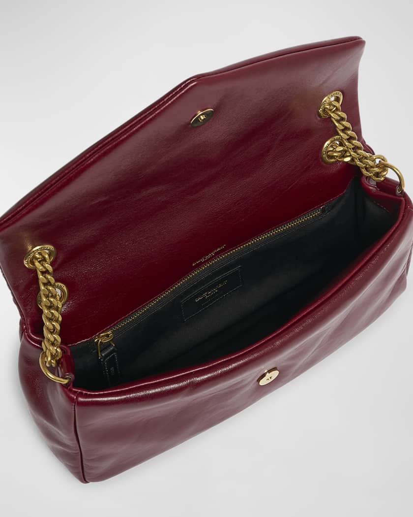 Calypso Small YSL Shoulder Bag in Smooth Padded Leather